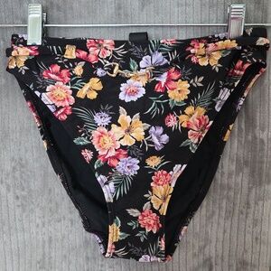 Minkpink Tropicana Belted Fliral Bikini Bottoms NWT XS